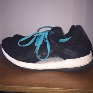 Adidas Pure Boost X | Black and teal | Size 8.5